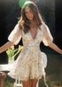 Boho New Style Puff Sleeve Short Dress